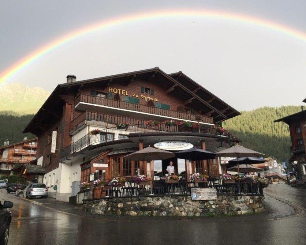 Hotel La Rotonde Verbier Exterior foto